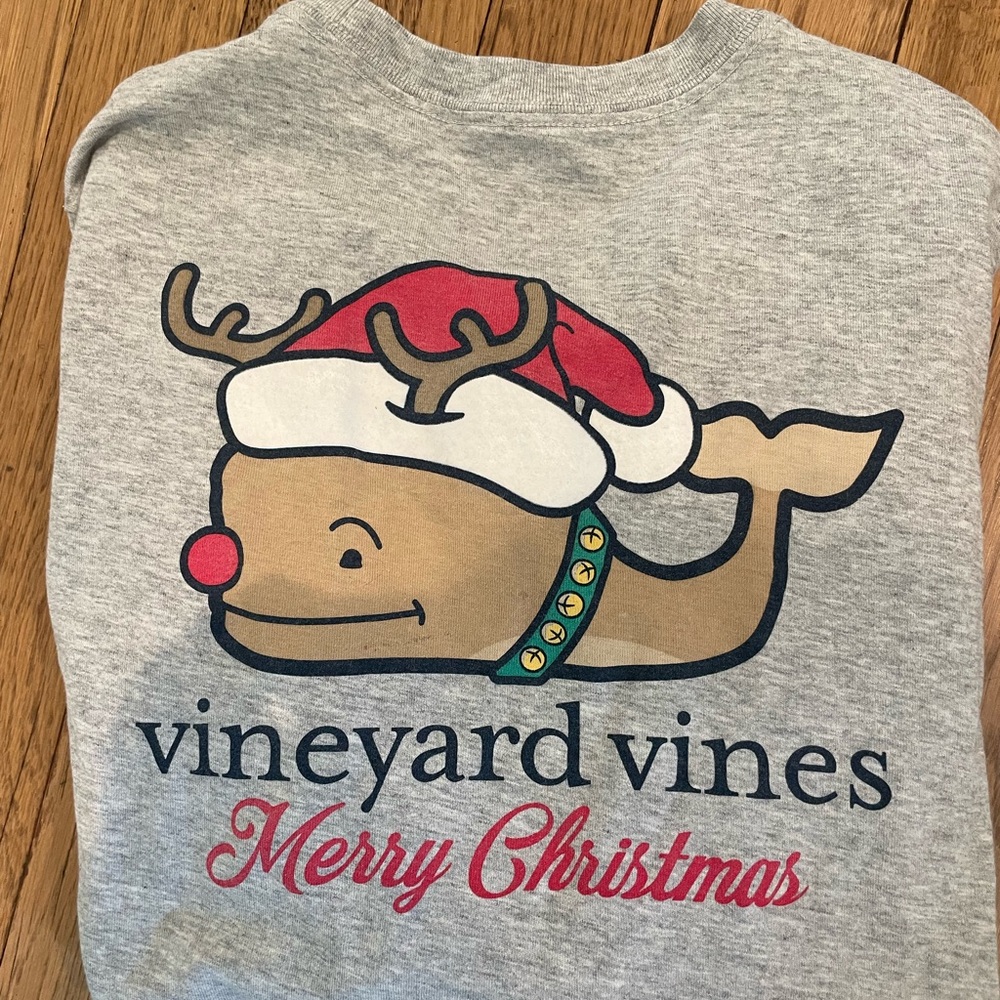 LONG sleeve Vineyard Vines Christmas shirt